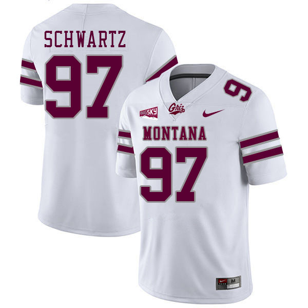 Hayden Schwartz Montana Jersey,University Of Montana Grizzlies #97 Hayden Schwartz Jersey Stitched-W
